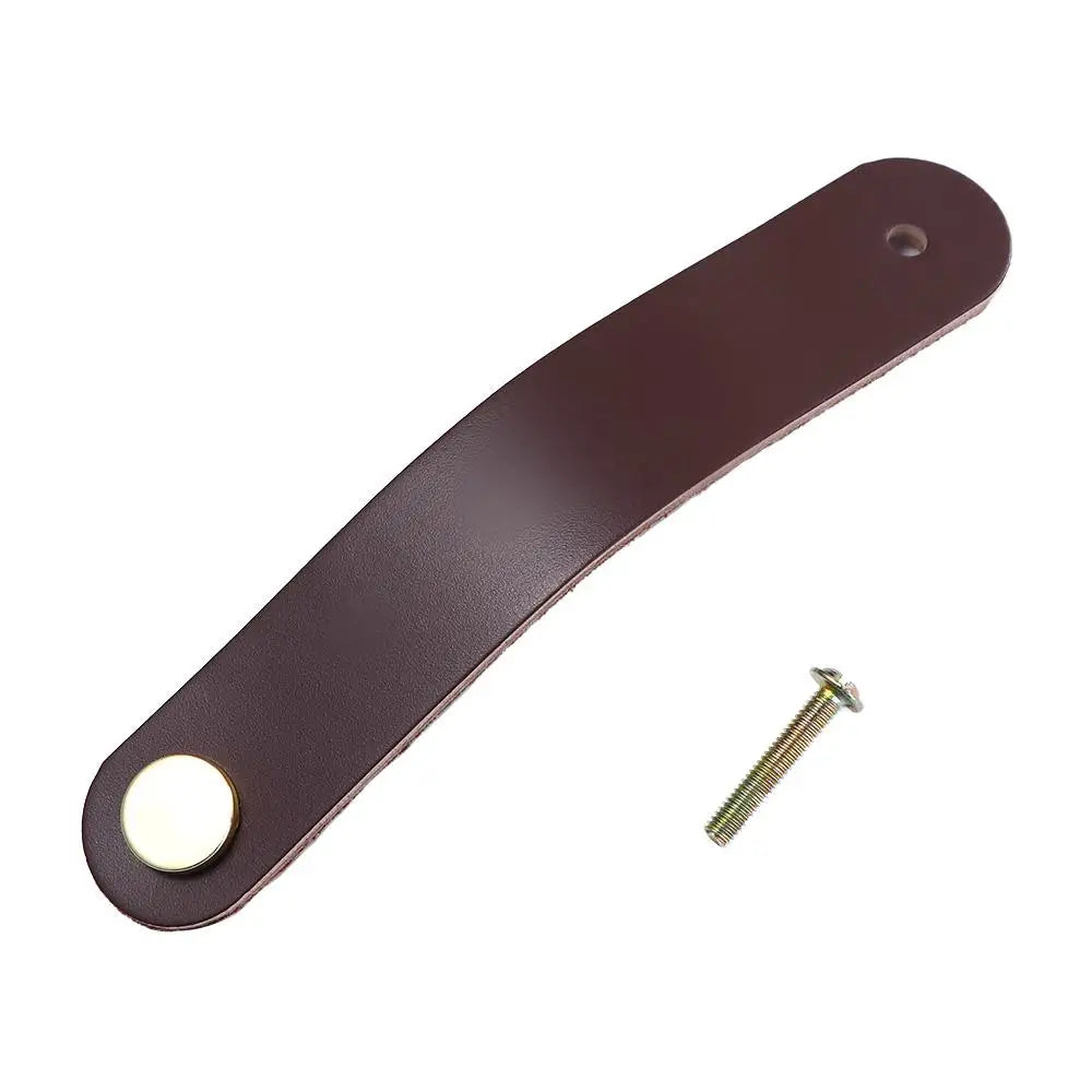 Children's Furniture Environmentally Kitchen Wardrobe Cabinet Hardware Leather Handle Door Pulls Furniture Knobs Drawer Handle