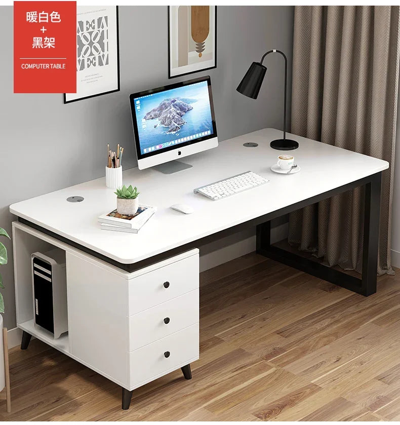 Working Meeting Office Desks Storage Laptop White Keyboard Office Desks Mobile Conference Scrivanie Per Computer Room Furnitures