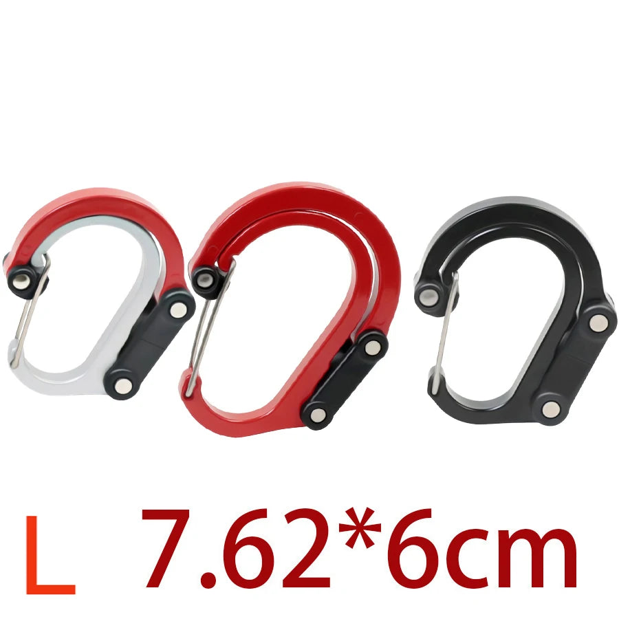Camping Hybrid Gear Clip - Multifunctional Hybrid Gear Clip,360 Degree Swivel Hook,Strong Buckle,Camping Hiking Backpack Outdoor