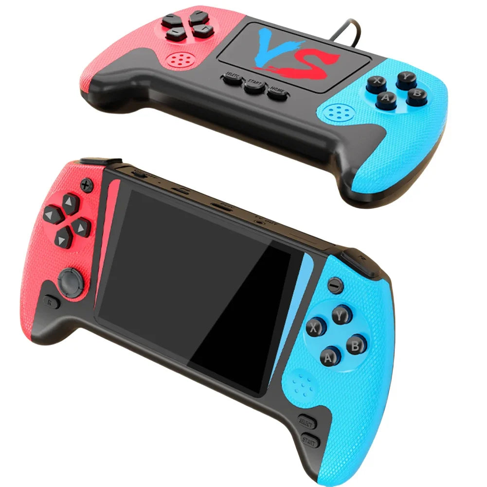 Gaming Console 3.5inch LCD Screen Built-in 500 Games Nostalgic Game Console TV Connect Video Game Console 1200mAh for 2 Players