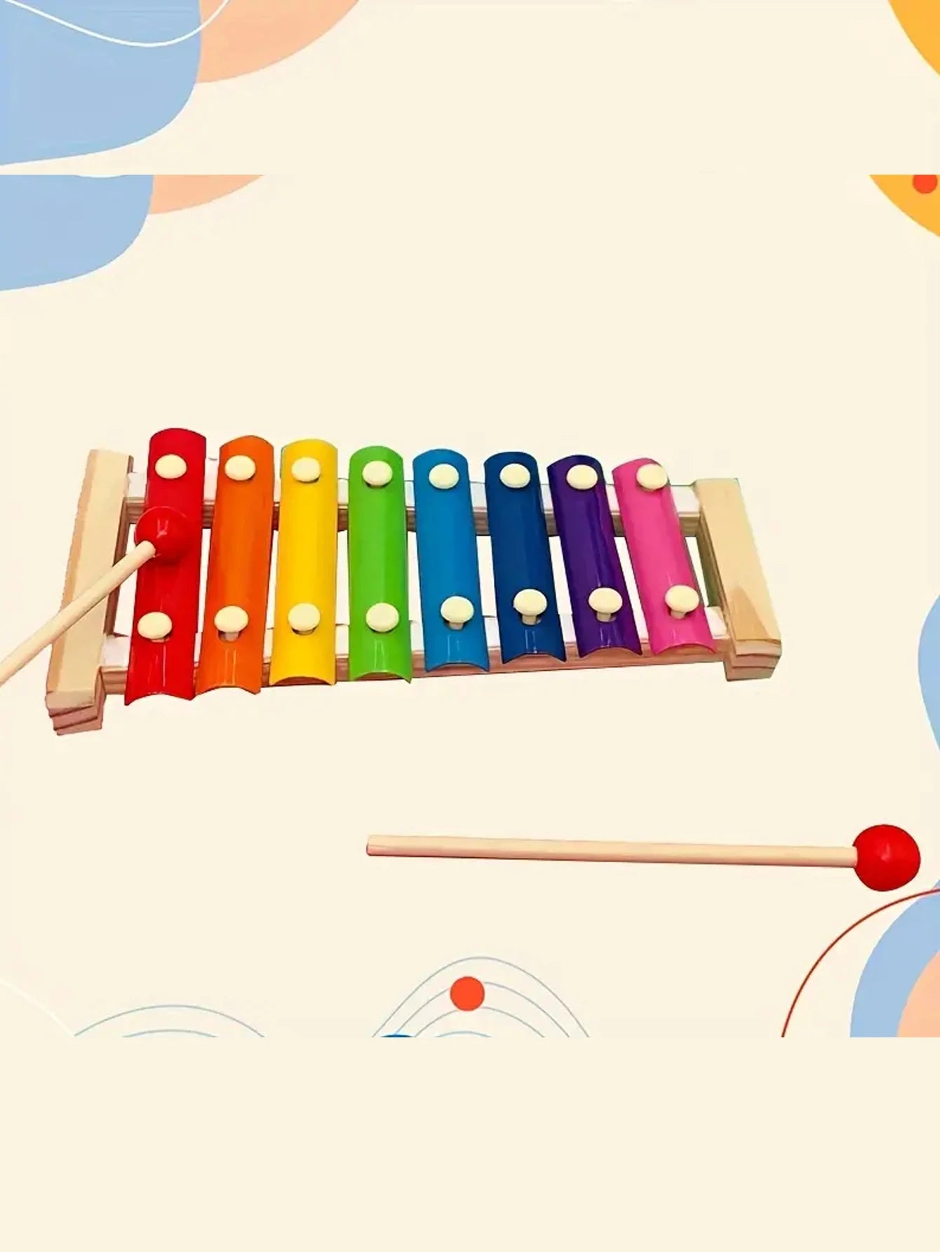 Wooden music, hand percussion, boys, girls, babies, children's music, enlightenment, educational toys, children's toys