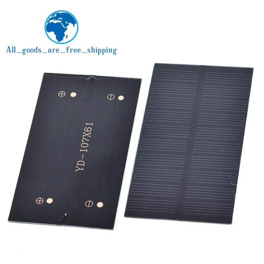 smart electronics Solar Panel 1W 5V electronic DIY Small Solar Panel for Cellular Phone Charger Home Light Toy etc Solar Cell