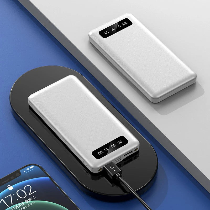 200000mAh Power Bank 120W Super Fast Charge Large Capacity Portable External Battery With LED Digital Display For Phones 2025