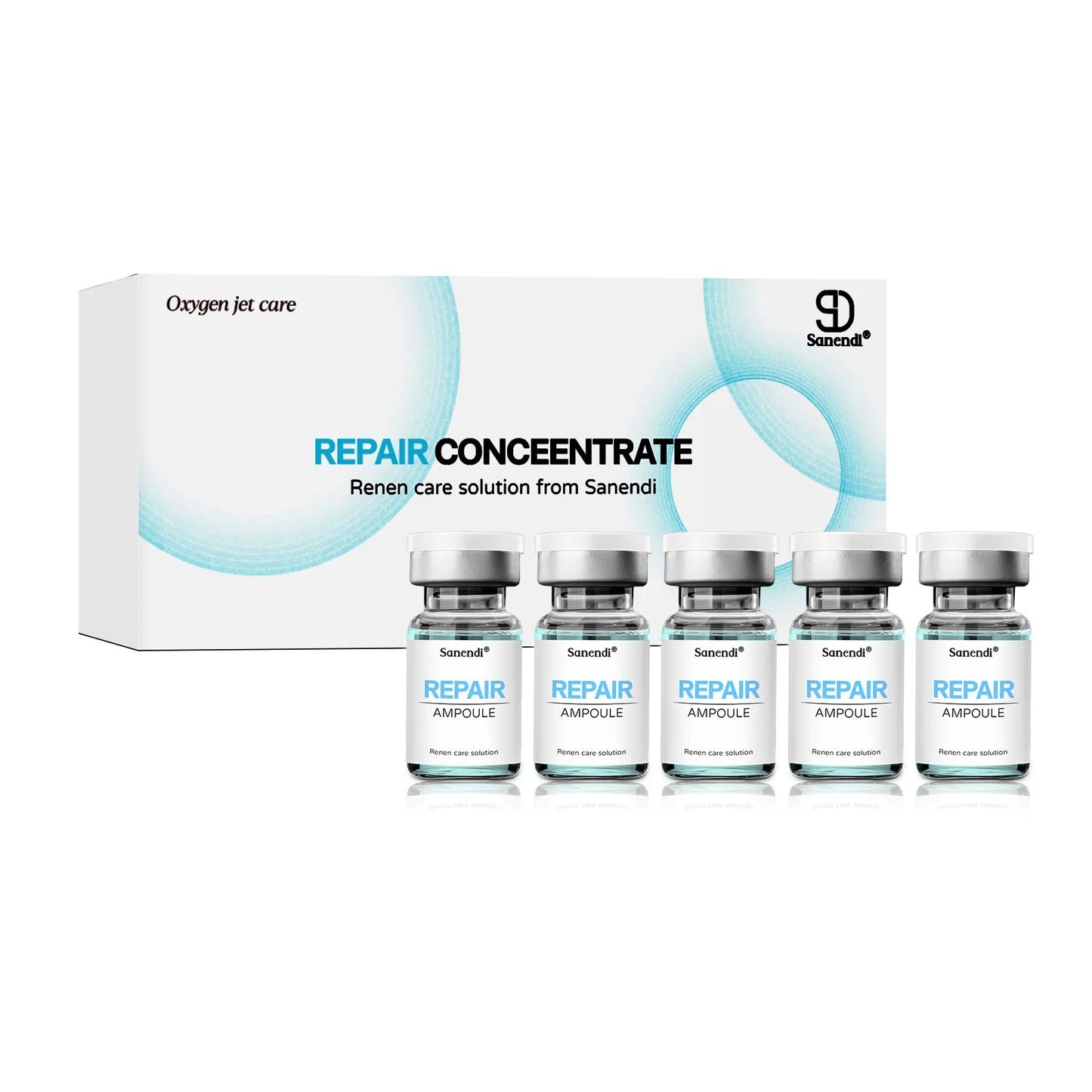 Korean essence solution for troubled skin problem-solving glass facial care moisturizing hydrating brightening essence