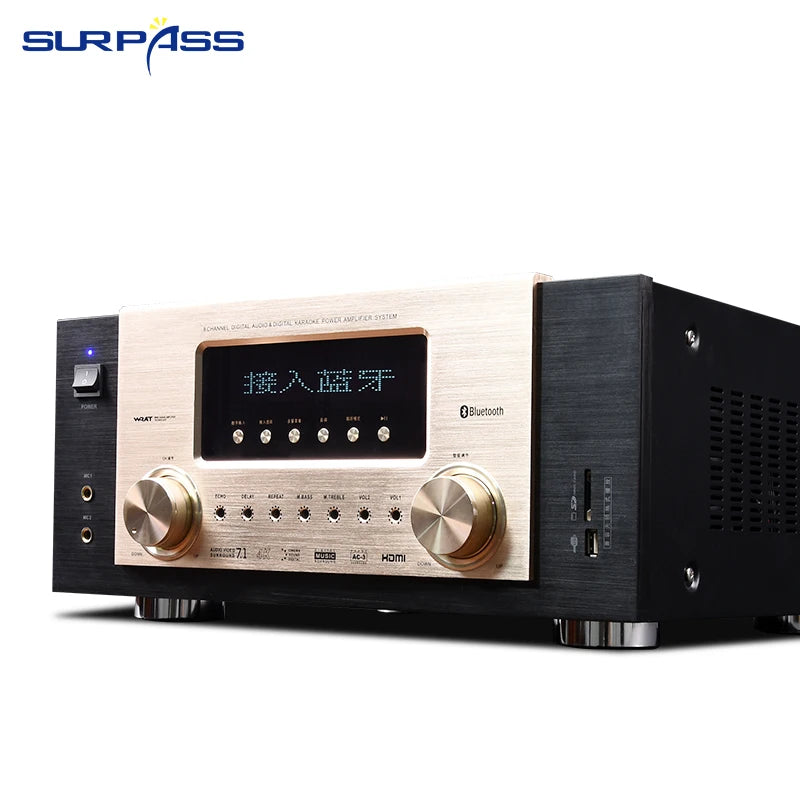 7.1 Channel Professional Power Amplifier for Home Theater