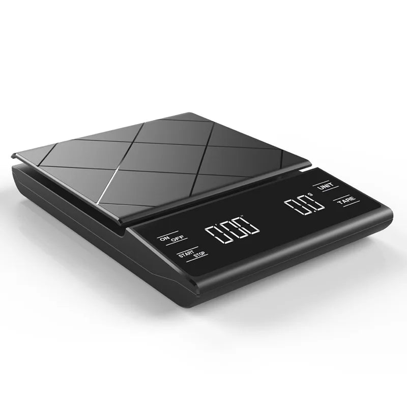 Electronic scales household small weighing 3kg/0.1g multifunctional kitchen scales coffee scales portable high-precision scales