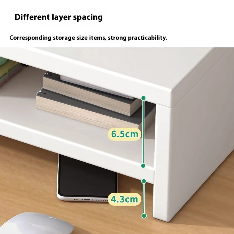 Laptop height stand, desktop monitor, screen stand, base, office desktop storage rack, storage workstation