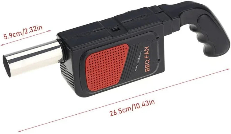 Handheld Electric BBQ Fan Air Blower Portable for Outdoor Camping Barbecue Picnic BBQ Cooking Tool Bakery Grill Accessories