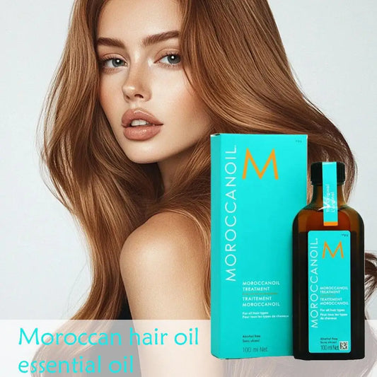 Hair care essential oil prevents frizz, softens and smoothes hair, repairs hair follicles, nourishes and repairs dry hair