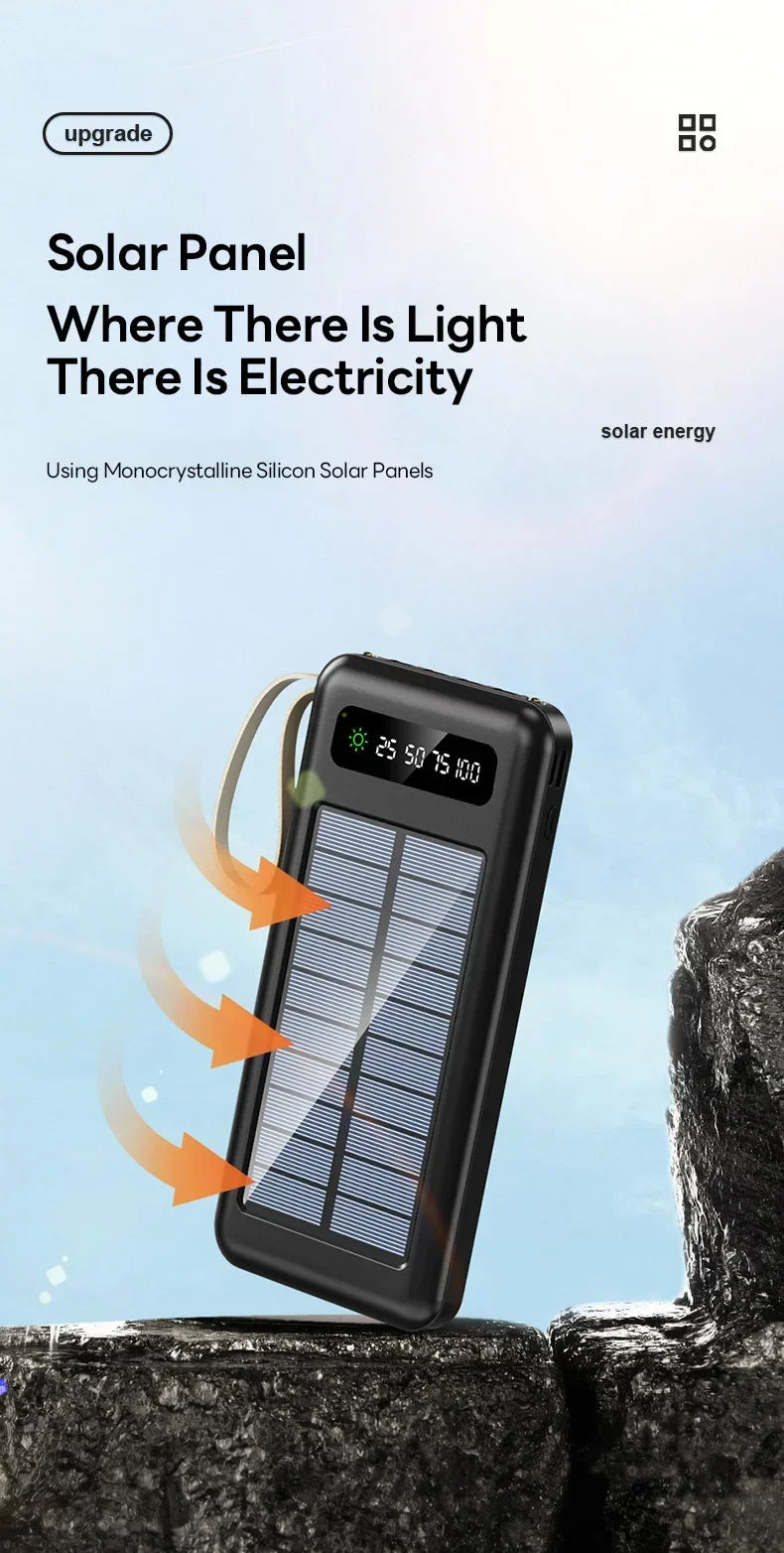 20000mAh Power Bank Super Fast Charging Powerbanks Portable External Battery Pack for IPhone for Huawei for Xiaomi Cell Phone