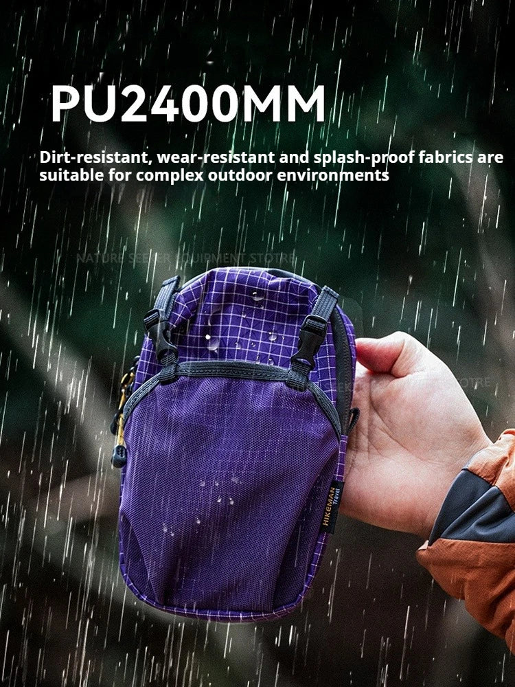 HIKEMAN Mobile Bag Outdoor Sports Waist Bag Tactical Hanging Pack for Backpack Expansion Shoulder Bags Lightweight Hiking Gear