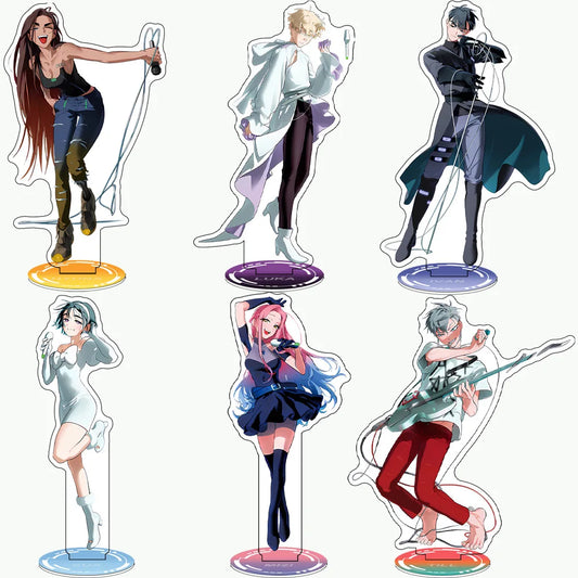 Alien Stage Japanese Anime Peripherals Acrylic Stand Collectible Desk Ornaments Creative Birthday Gift for Boyfriend Boy Toy