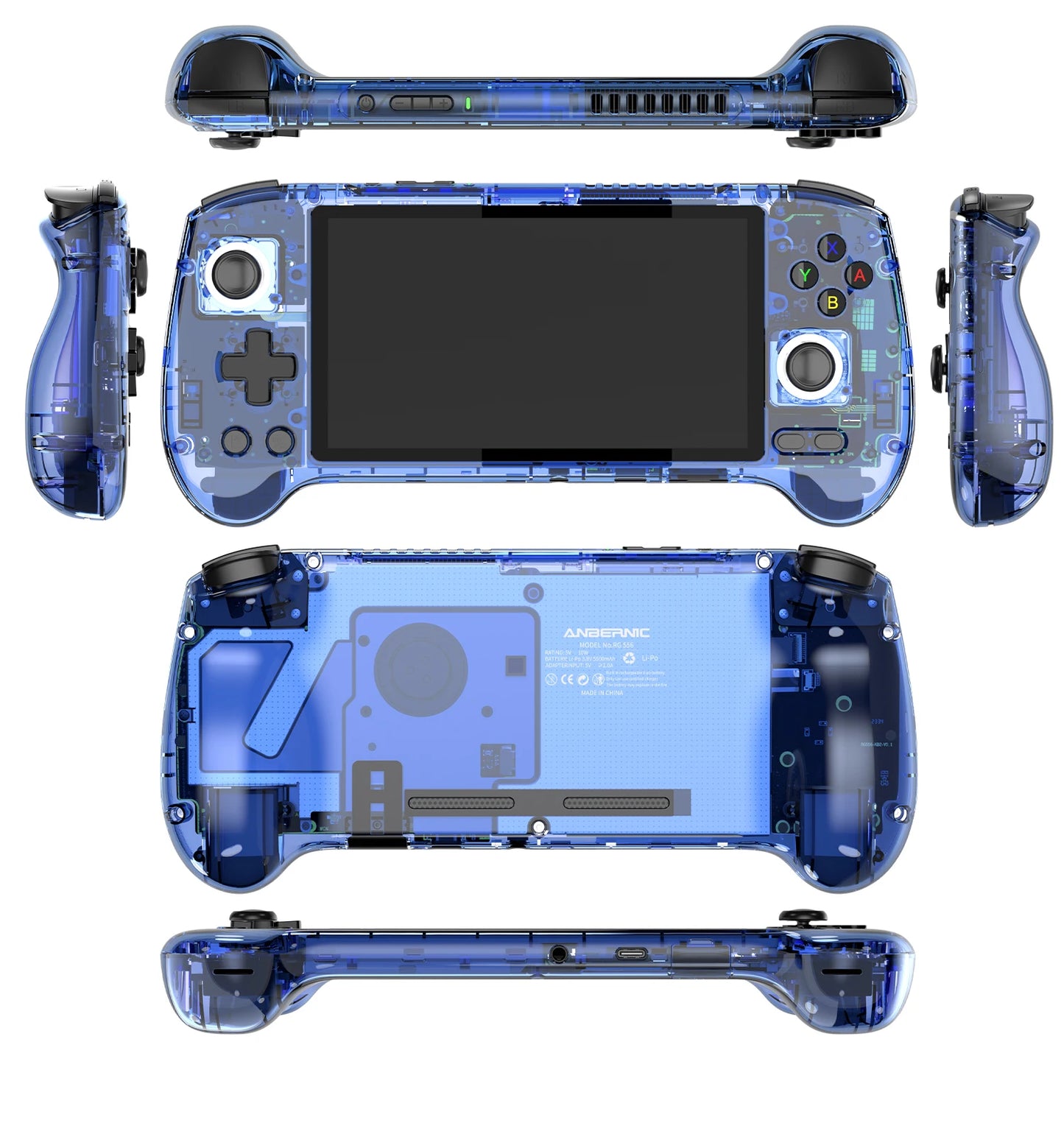 Portable Gaming Consoles Android 13 AMOLED Touch Screen Hall Effect Joysticks Handheld Game Player 5G Wifi BT5.0
