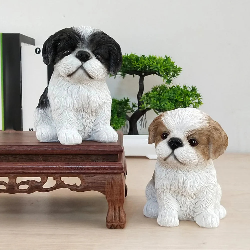Ornaments Resin Craft Decor Decorations Desktop Dog Adornment Creative Exquisite