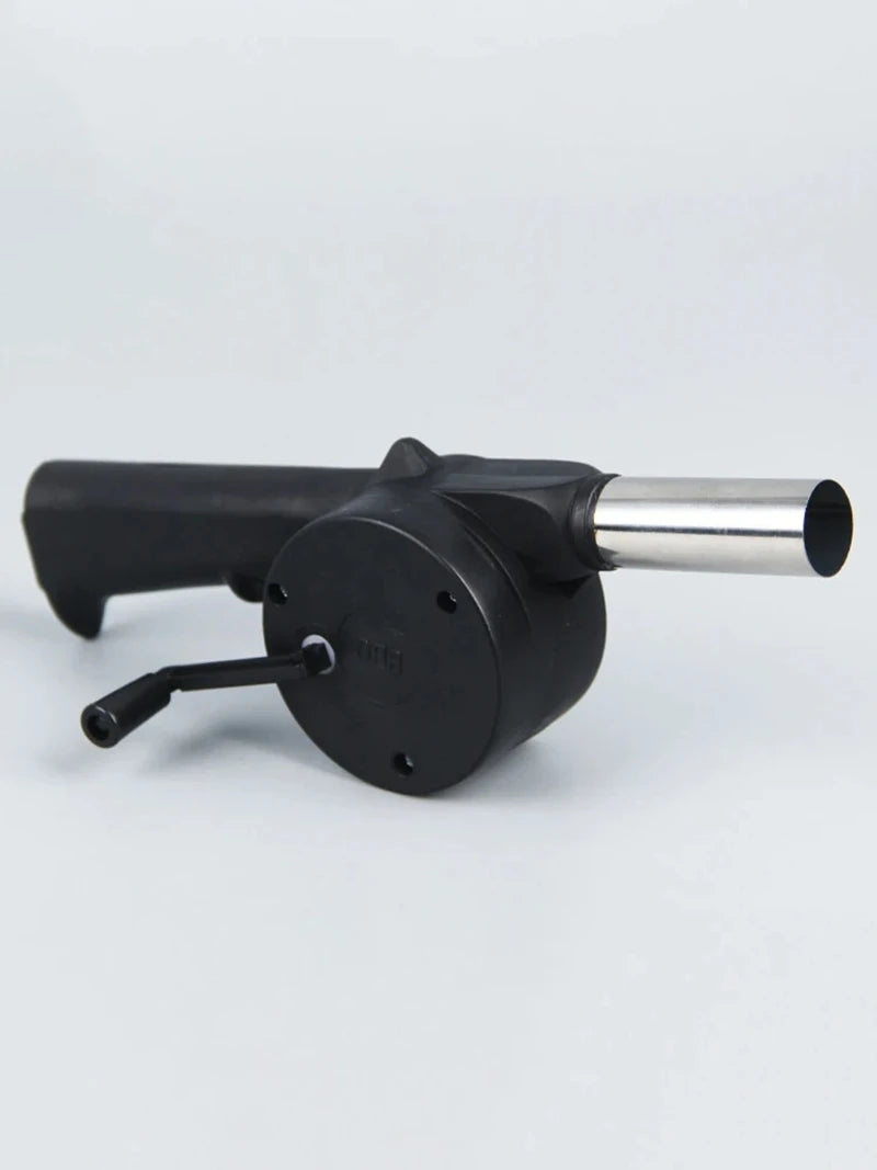 Bbq Fan Outdoor Barbecue Hand-cranked Air Blower Portable Grill Fire Bellows Tool Picnic Camping Fans Kitchen Tools