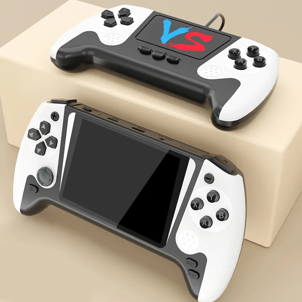 Gaming Console 3.5inch LCD Screen Built-in 500 Games Nostalgic Game Console TV Connect Video Game Console 1200mAh for 2 Players