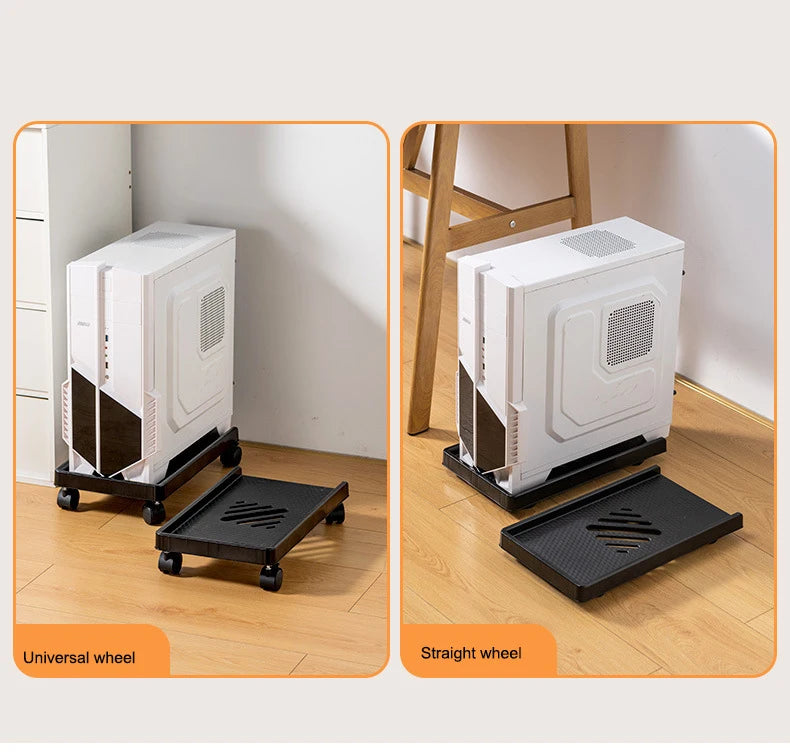 Adjustable Computer Tower Stand PC Stand for Most Desktop Towers  Elevate and Organize Your Computer Tower with Desktop Stand