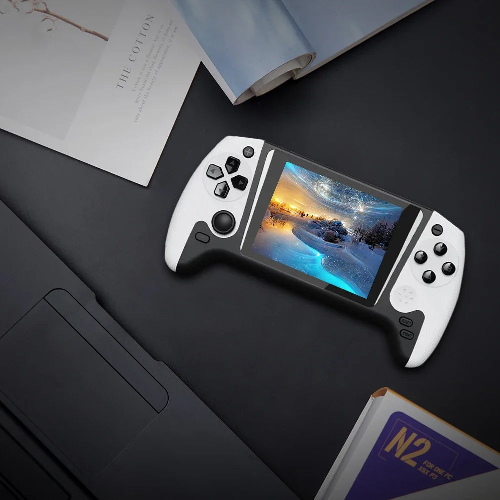 Gaming Console 3.5inch LCD Screen Built-in 500 Games Nostalgic Game Console TV Connect Video Game Console 1200mAh for 2 Players