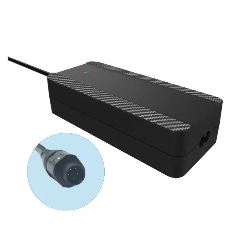 Charger 42 V 2A 85W 5-pin round for 36V batteries from Fischer, Phylion, Devron, Lifebike, Batavus, Sparta and more!