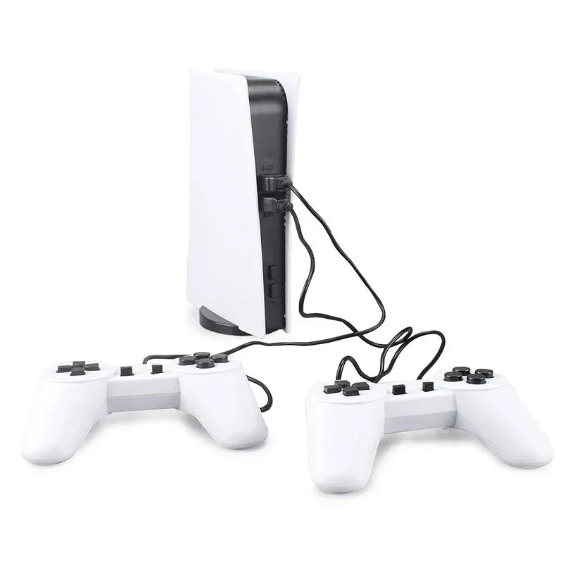 GS5 Pro Video Game Console com 620 Jogos Clássicos, 8 Bit TV, Handheld, USB, 2 Gaming Player com fio, Saída AV, 