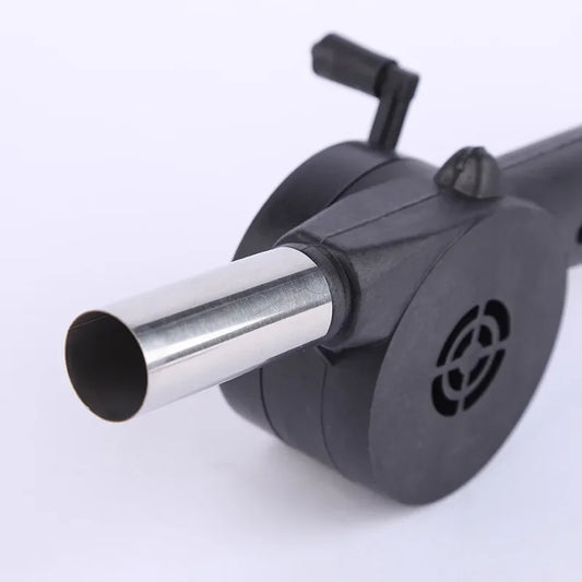 Manual BBQ Blower – Portable Charcoal Air Pump Tool for Outdoor Grilling, Barbecue, Campfire Cooking & Handheld Fire Starting