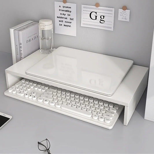 Laptop height stand, desktop monitor, screen stand, base, office desktop storage rack, storage workstation