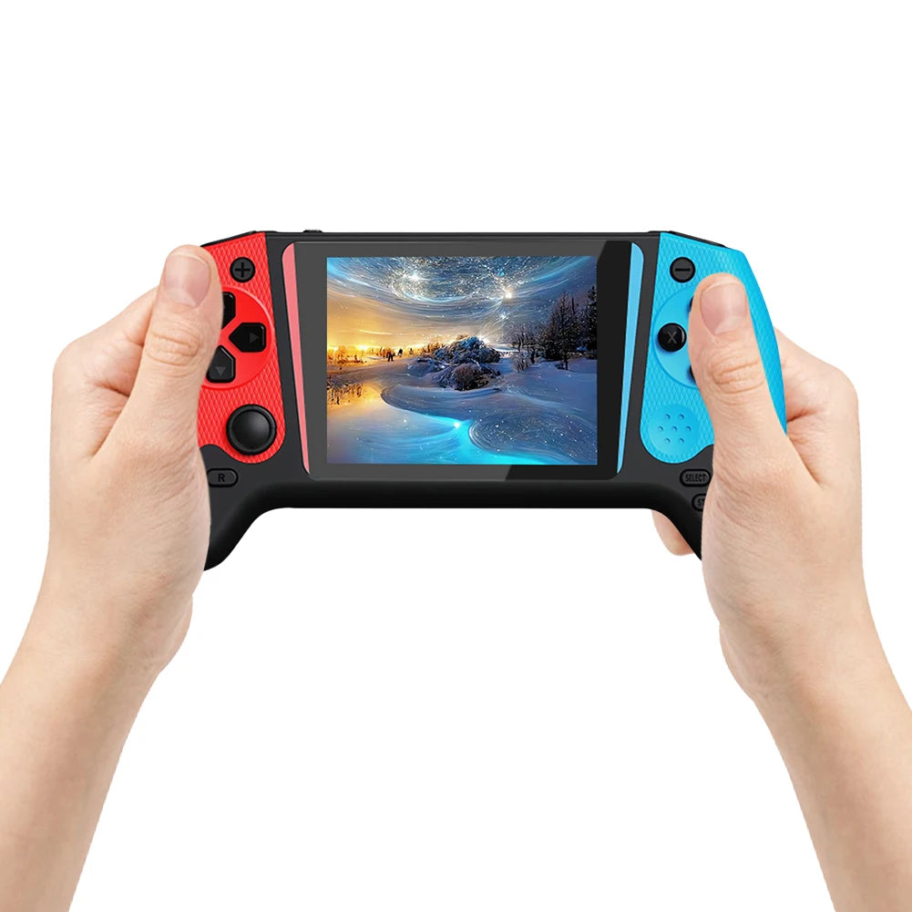 Gaming Console 3.5inch LCD Screen TV Connect Portable Game Console 1200mAh Video Game Console for Kids Adults for Single Player