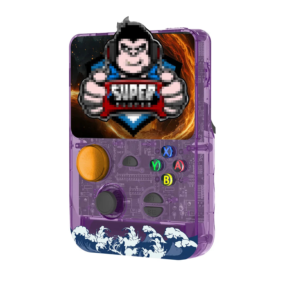 Latest Handheld Gaming Console with 3.5-inch IPS HD Screen&3D Smooth Joystick,Large Memory&Support TF Memory Card R36S Plus
