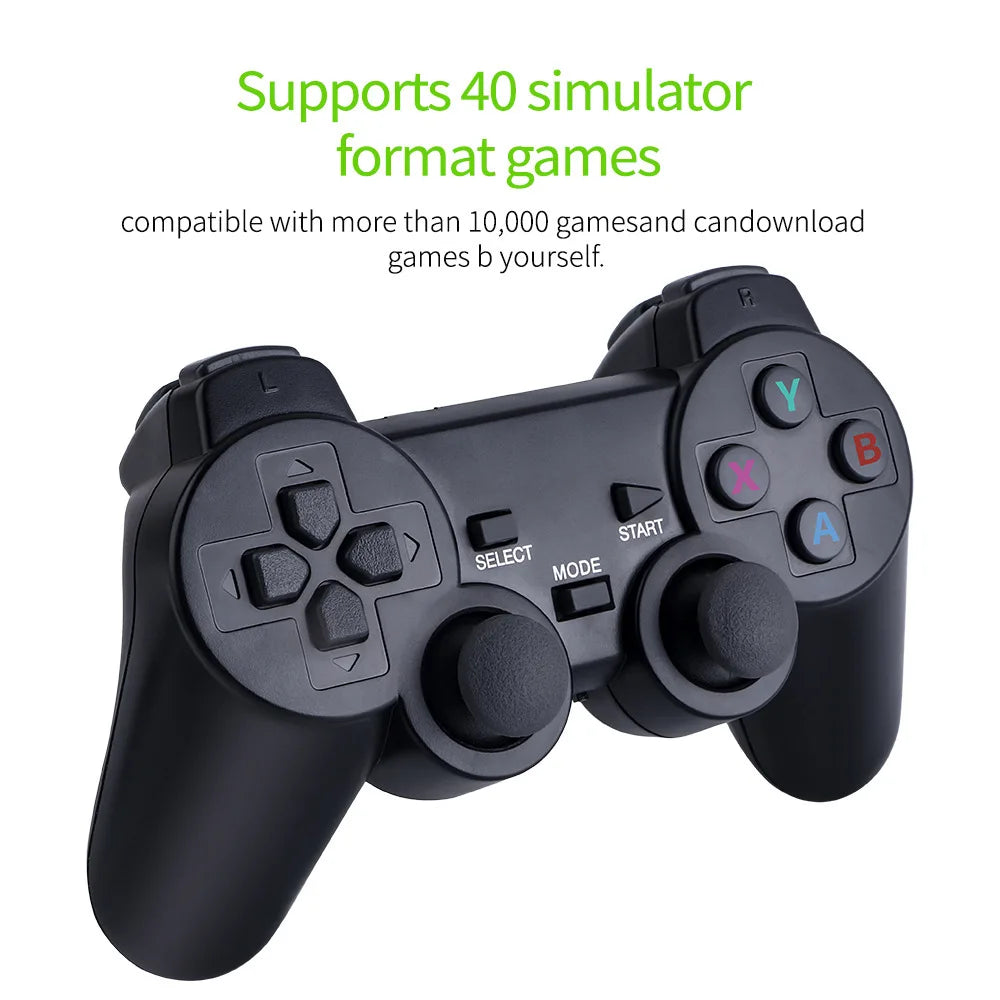 Portable Video Game Console, 4K, 2.4G, Wireless Control, Wireless Retro Classic Video Game Console, Including 10000 Games