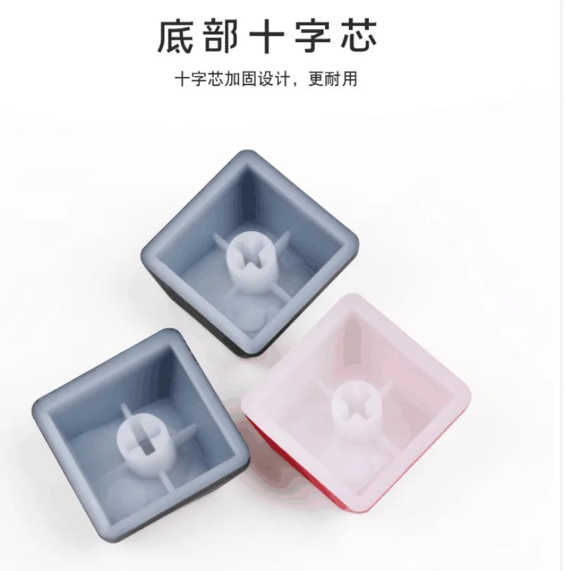 Cartoon anime peripheral Attack On Titan black translucent light keycap mechanical keyboard replacement key ABS material