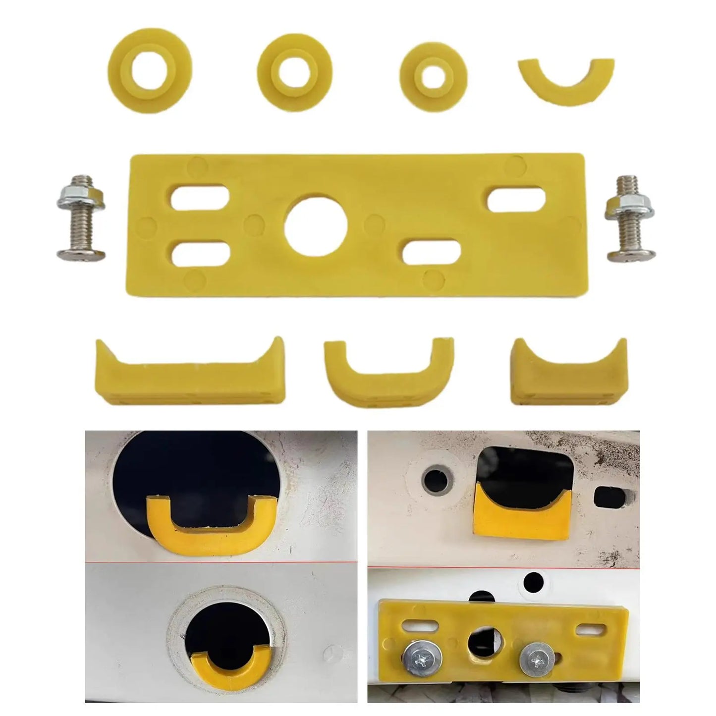 Car Body Stopper Repair Part Yellow Auxiliary Repair Parts Car Dent Buckle for