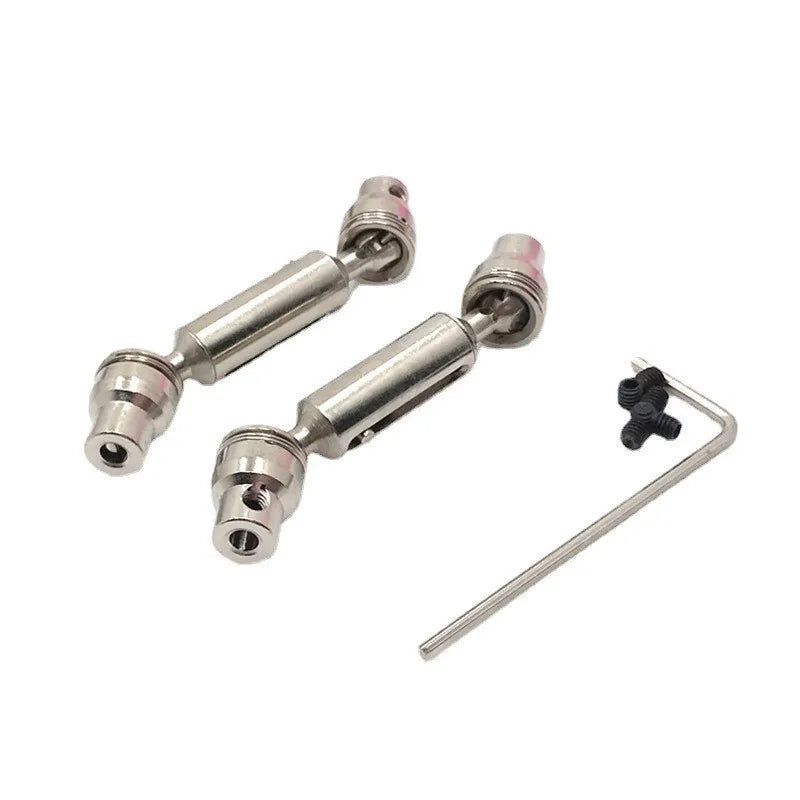 WPL 1/10 C74 1/16 RC Car Parts Metal Upgrade Front Rear Drive Shaft Spare Parts