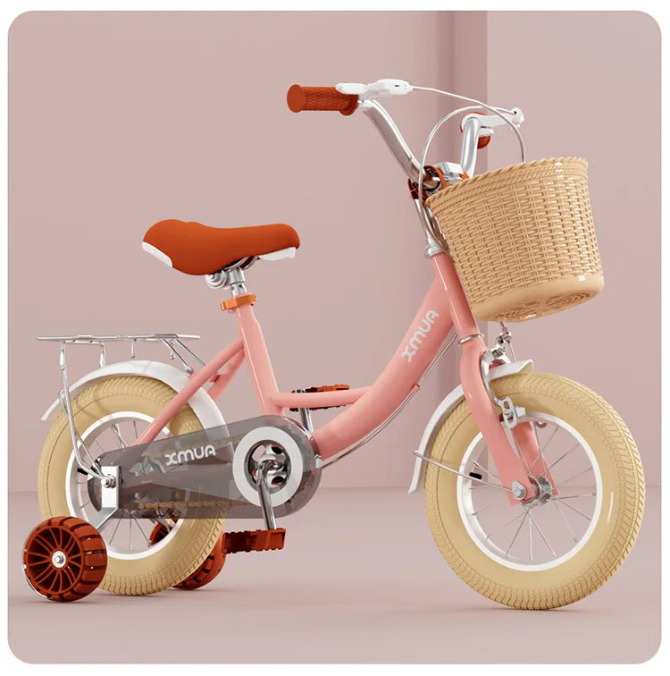 children's bicycle, 2-3-5-6-7-9 years old boys and girls buggy early education, double brake, safe, stable and light, new