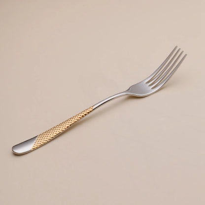 Kitchen Tableware Cutlery Set Silver Cutlery Set Stainless Steel Luxury Dinnerware Fork Spoon Knife Western Dinner Set Gold