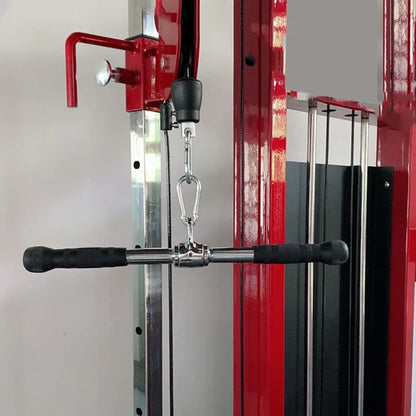 Fitness Solid T-bar, V-Bar Heavy Duty Load Bearing Lat Pull Down Bar,Fine Polishing Sitting Rowing Fitness Equipment Accessories