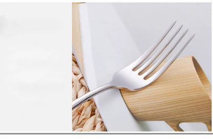 Kitchen Tableware Cutlery Set Silver Cutlery Set Stainless Steel Luxury Dinnerware Fork Spoon Knife Western Dinner Set Gold