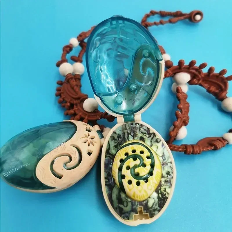 New Moana Cartoon Animation Peripheral Creative Music Necklace Toys Accessories Children's Personalized Holiday Gifts Wholesale