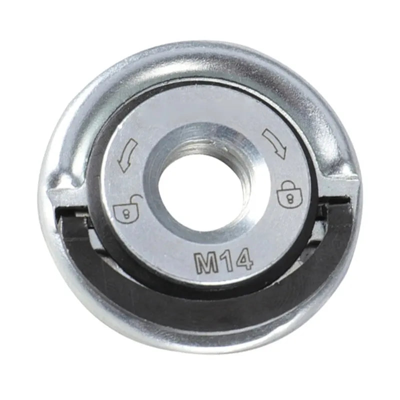 M14 Quick Release Self-Locking Grinder Pressing Plate Flange Nut Power Chuck Nut Pressing Plate Power Replacement Clamping Tool