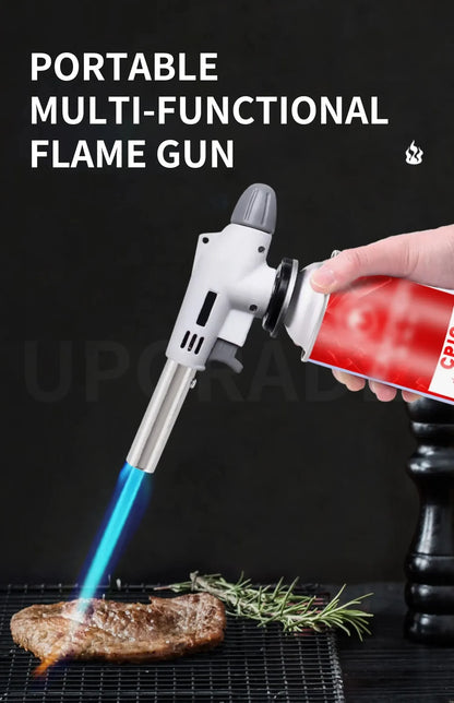 Handy Flame Gun  Welding Gas Burner Flame Gas Torch Flame Gun Blow for BBQ Camping Cooking  camping equipment