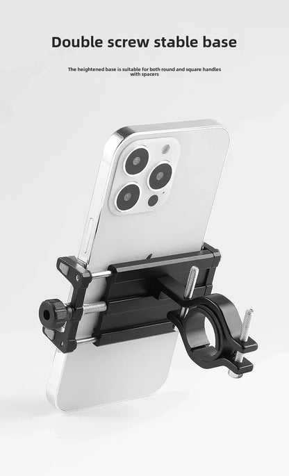 Road Bicycle Mobile Phone Holder Mountain Bike Electric Bicycle Takeaway Navigation Mobile Phone Holder Bubble Wrap and Anti-...