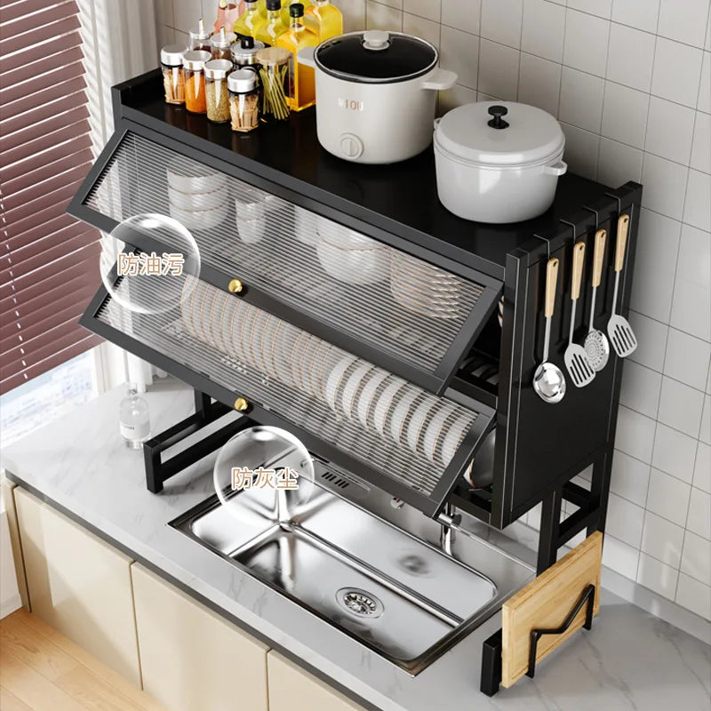 Kitchen Drain Rack Dish  Plate Sink Storage Dishwasher Shelf Tableware Storage Rack