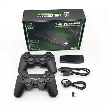 Portable Video Game Console, 4K, 2.4G, Wireless Control, Wireless Retro Classic Video Game Console, Including 10000 Games