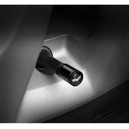 Batman Captain America Peripherals Creative Personality Car Tyres Valve Core Caps Aluminium Alloy Matte Valve Cap Decorations