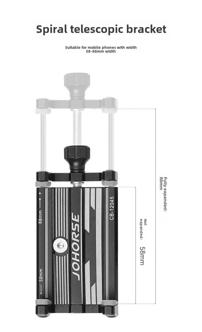 Road Bicycle Mobile Phone Holder Mountain Bike Electric Bicycle Takeaway Navigation Mobile Phone Holder Bubble Wrap and Anti-...