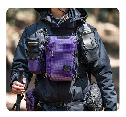 HIKEMAN Mobile Bag Outdoor Sports Waist Bag Tactical Hanging Pack for Backpack Expansion Shoulder Bags Lightweight Hiking Gear