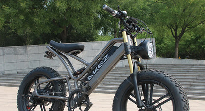 20 Inch Mountain electric bicycle For Mens Fat Tire Aluminium Alloy eBike 750W 48V Beach Snow eBikes For Adults Max Speed 45