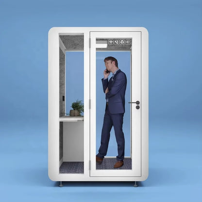 Removable Office Phone Soundproof Portable Voice Phone Pod Recording Soundproof Cabin