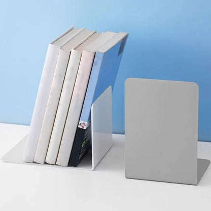 Desktop Organizer L-shaped Desk Bookends Durable Display Book Stand Simple INS Book Support Rack Minimalism