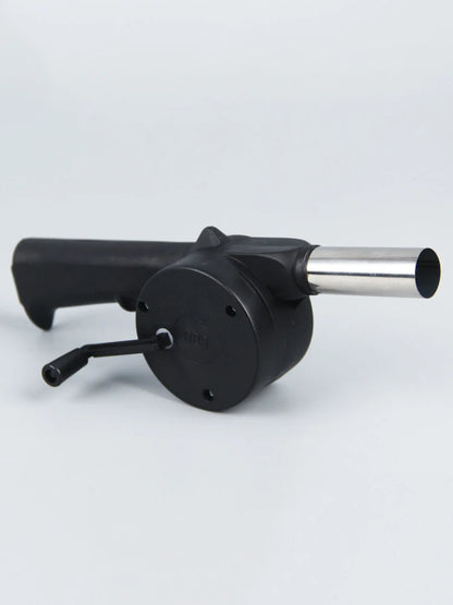 BBQ Fan Air Blower Fast Fire Starter Portable Manual Hand Crank for Outdoor Picnic Camping Cooking Barbecue Charcoal Grills Stov