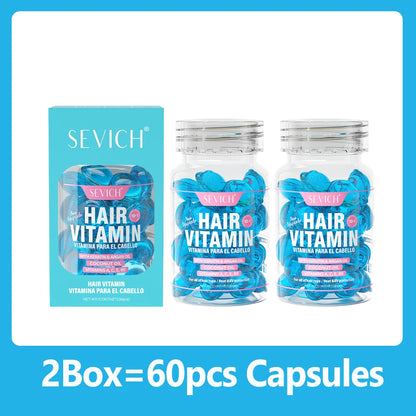 Hair Care Capsules Repairing Keratin Complex Serum Oil Frizzy Hair Moisturizing Hair Oil Smoothing Nourishing Hair Care Essence